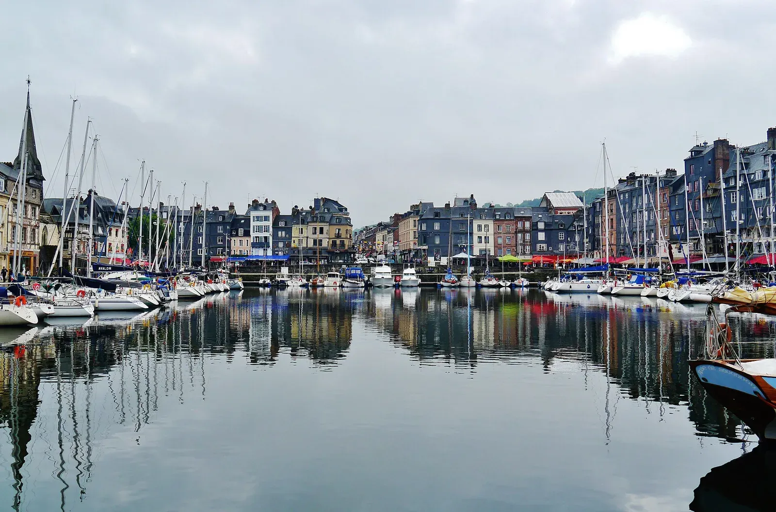 Coastal Normandy scenery around Honfleur and Deauville