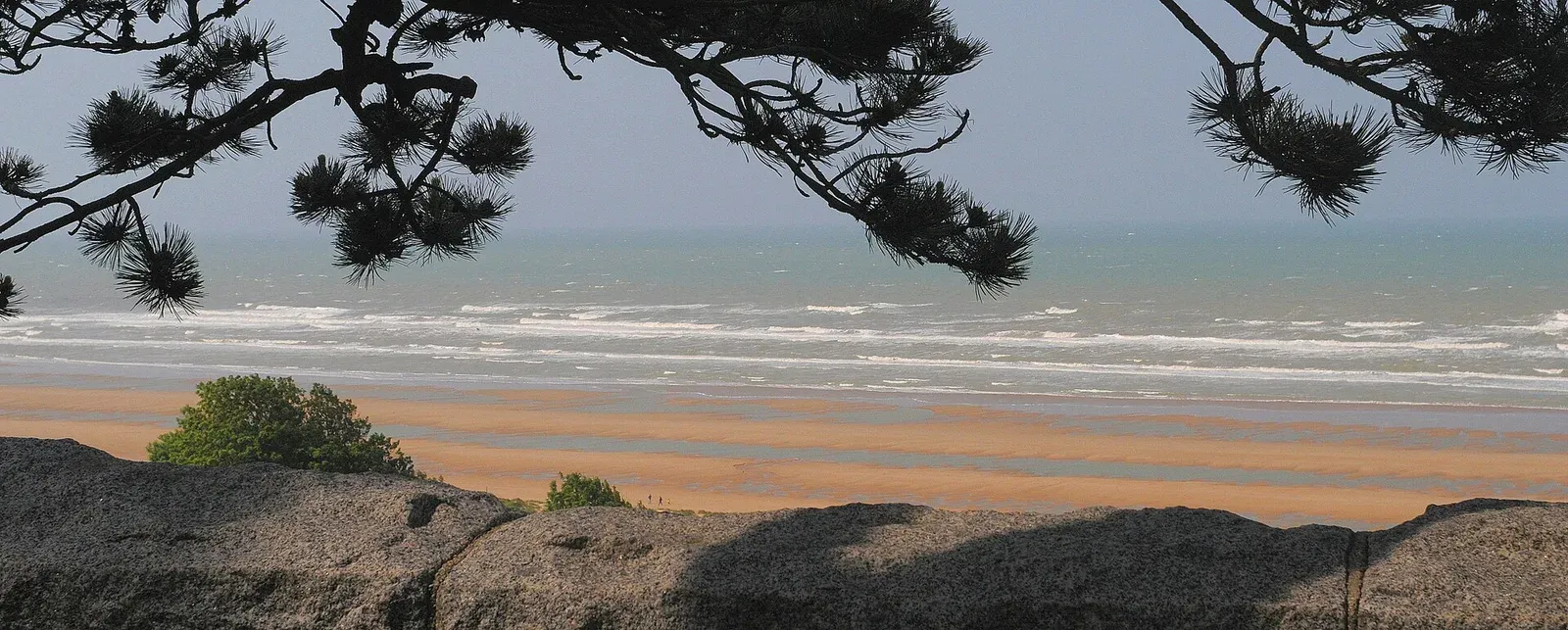 Normandy coastline and D-Day landscapes